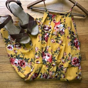 🌹 Floral A-Line dress